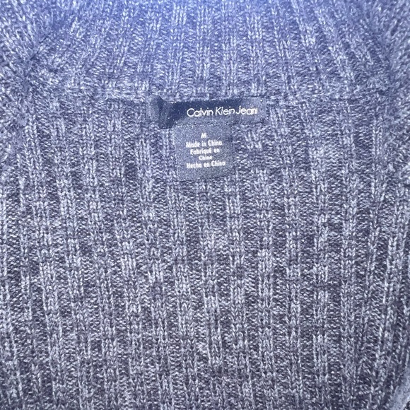 Grey Rib Sweater Calvin Klein Jeans - Picture 4 of 4